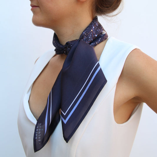 Foulard corporatif de qualité en soie