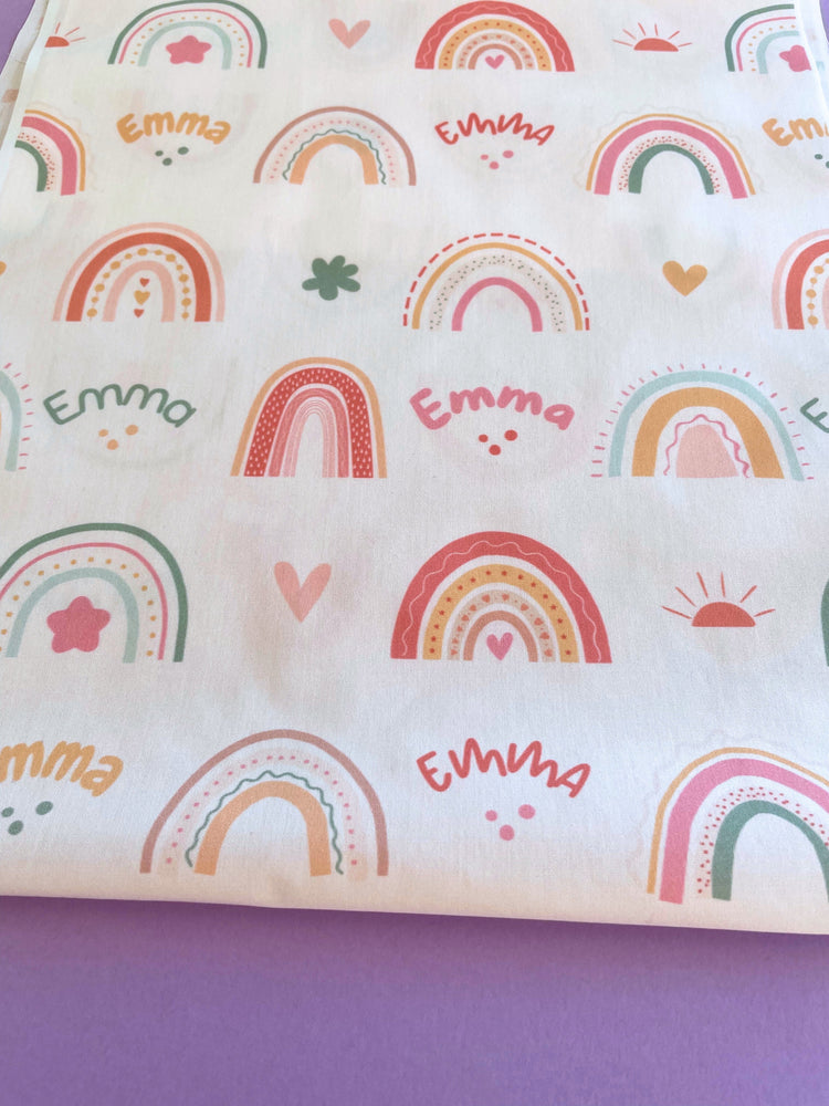 Tissu enfant imprimé personnalisé de prénom Prints by Fibra Creativa