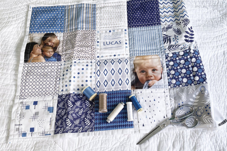 Kit patchwork futé sans patron Prints by Fibra Creativa