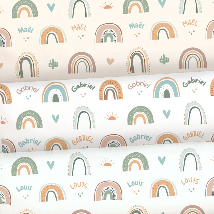 Tissus enfants en coton bio collection originale Fibra Creativa