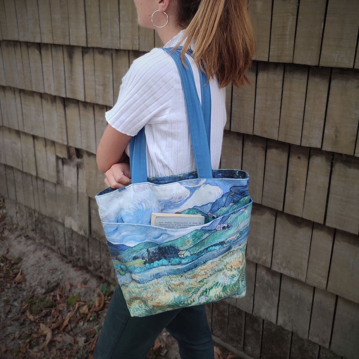 Kit couture complet sac cabas Van Gogh Tote bag Provence DIY