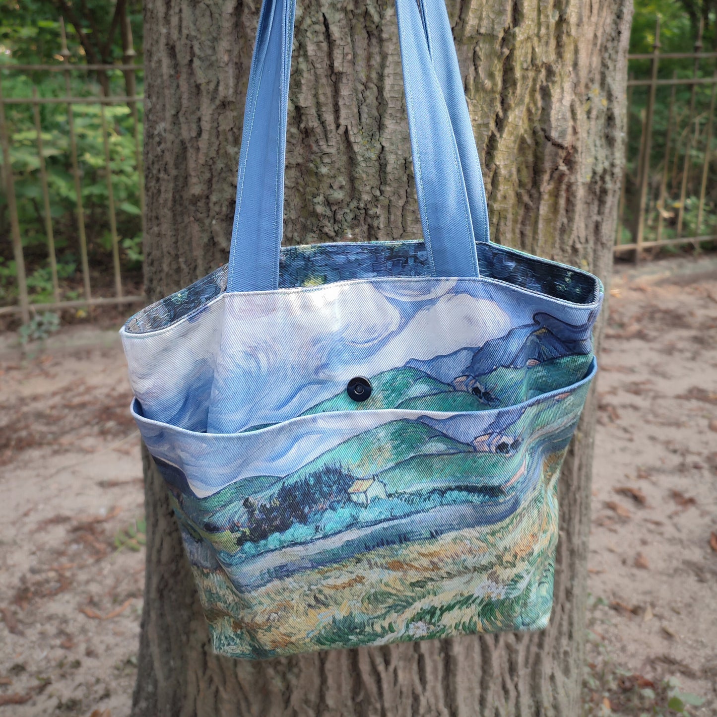 Kit couture complet sac cabas Van Gogh Tote bag Provence DIY