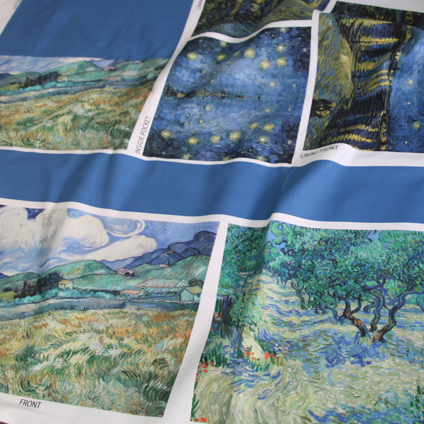 Kit couture complet sac cabas Van Gogh Tote bag Provence DIY