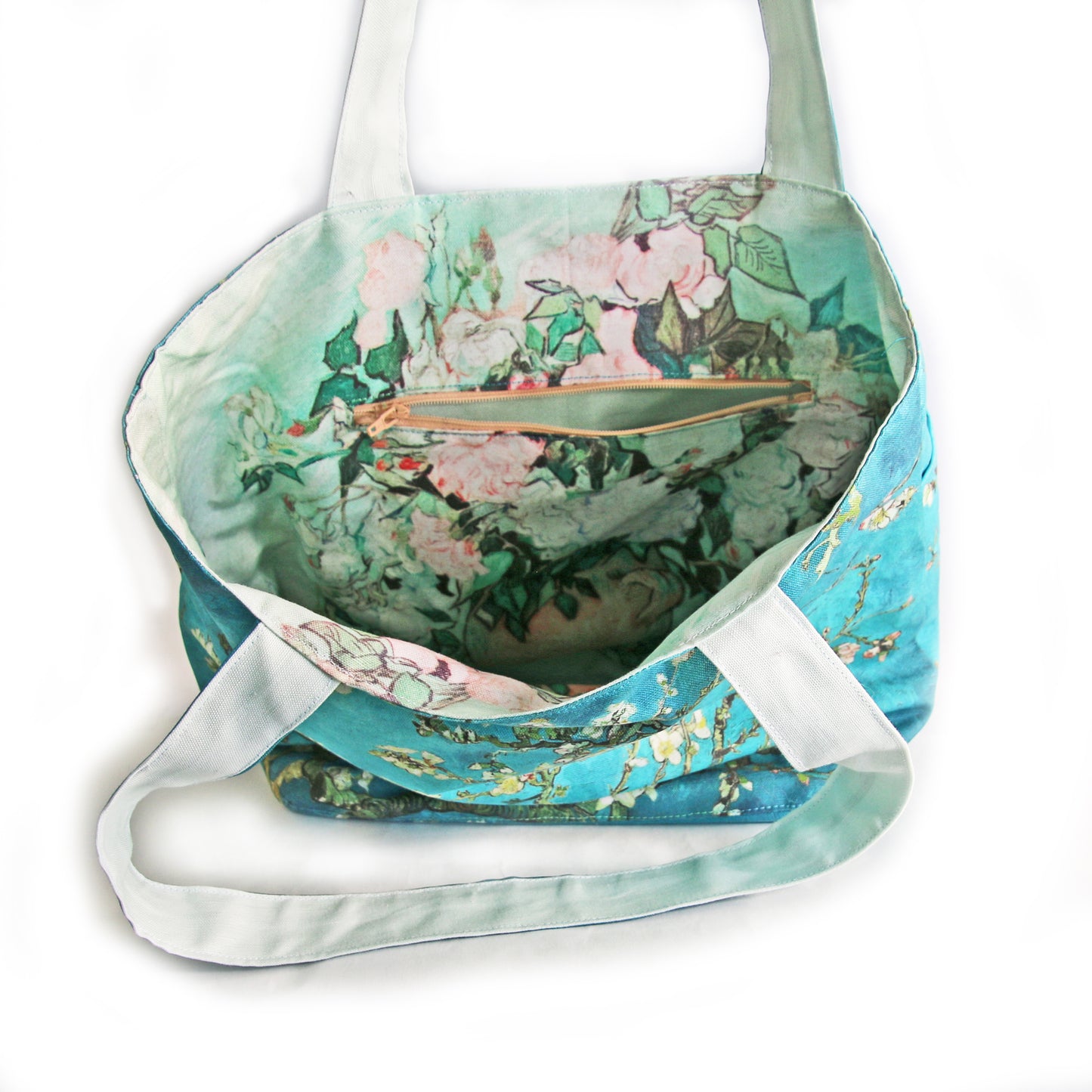 Kit couture sac cabas Van Gogh Amandier en fleurs DIY