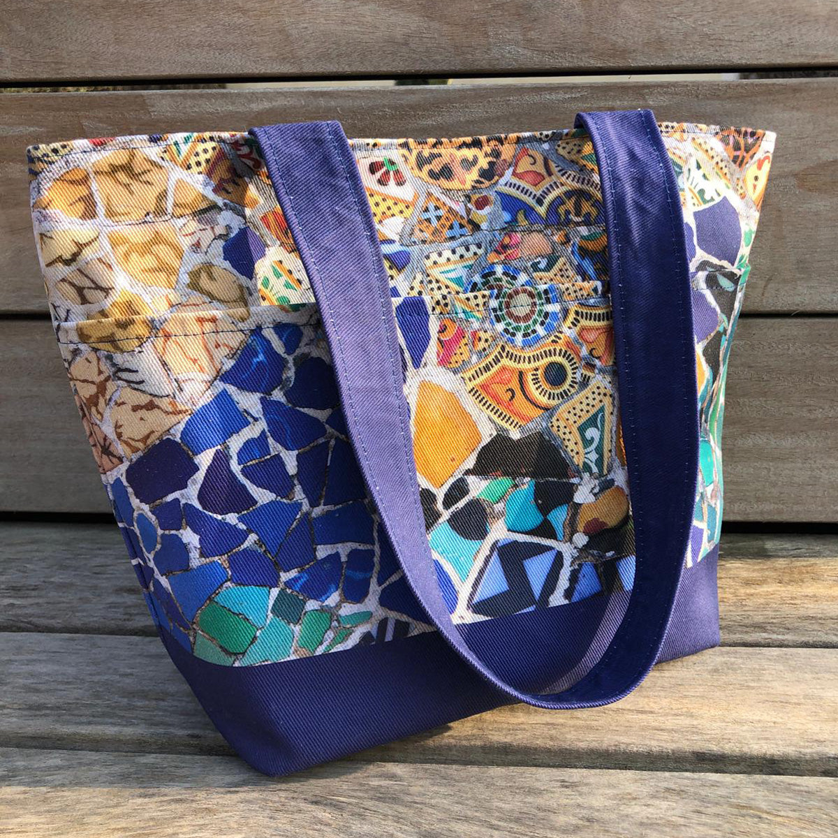 Kit couture sac cabas Gaudi mosaique