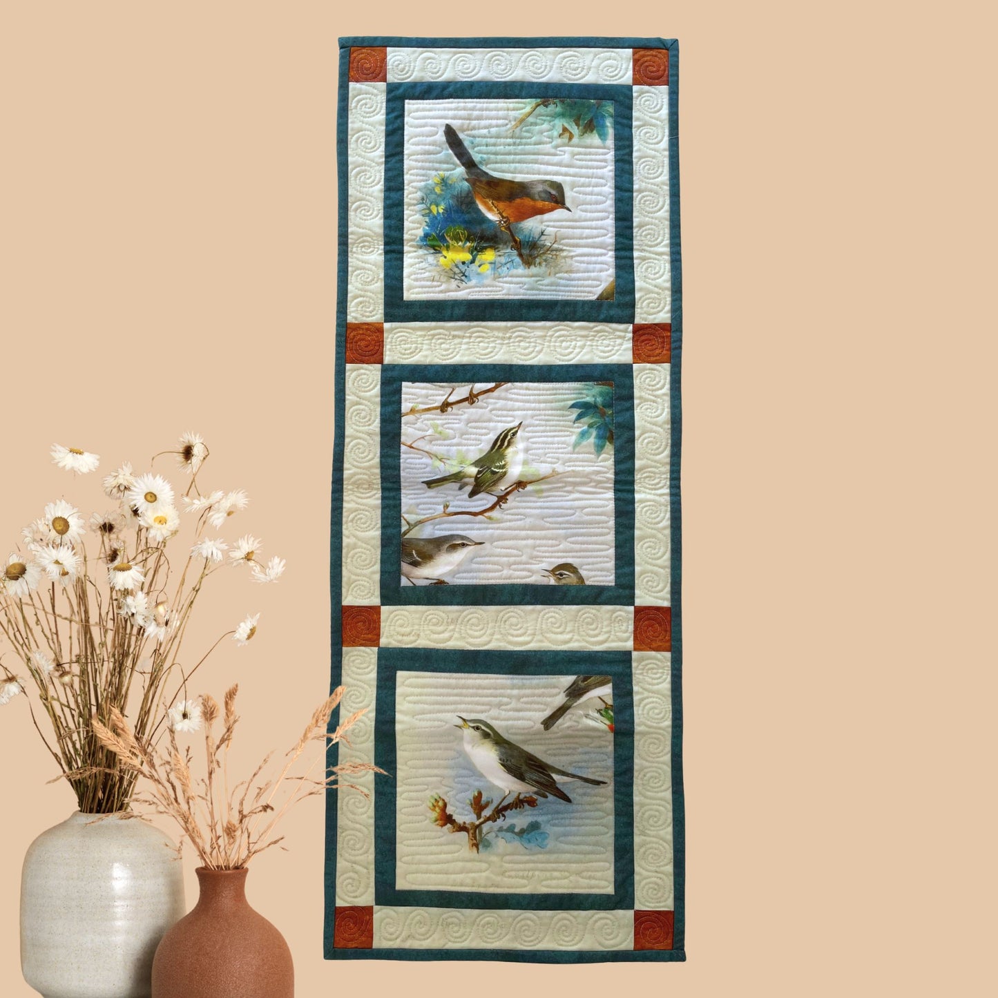 Kit patchwork débutants aux oiseaux peints