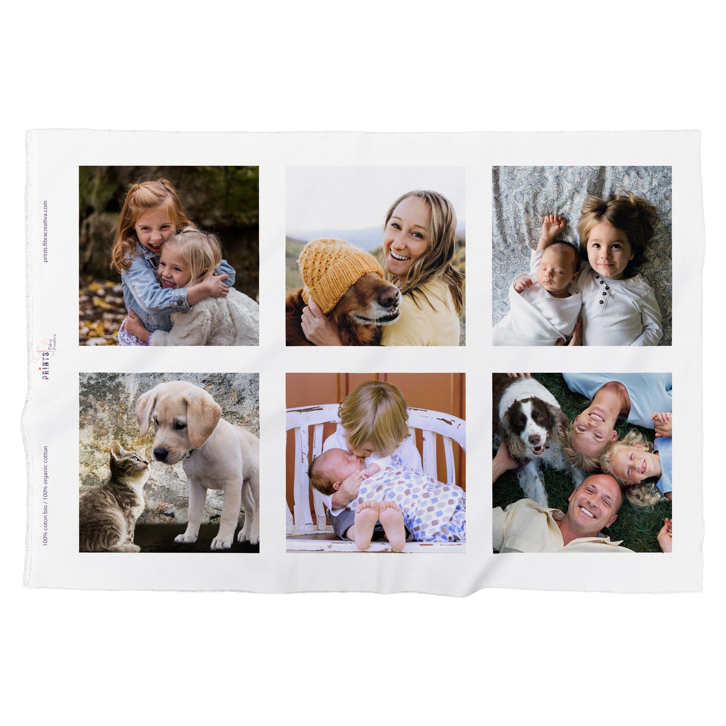 Cupón de tela impresa de tus fotos para patchwork y costura
