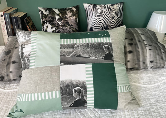 Imprimer vos photos sur tissu en noir et blanc, une idée à tester