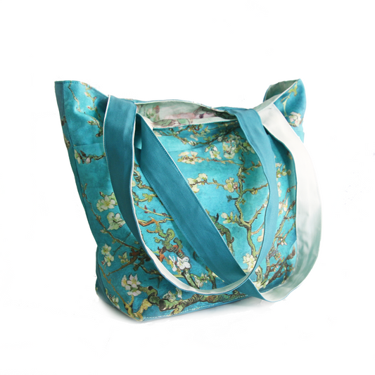 Kit couture sac cabas Van Gogh Amandier en fleurs DIY