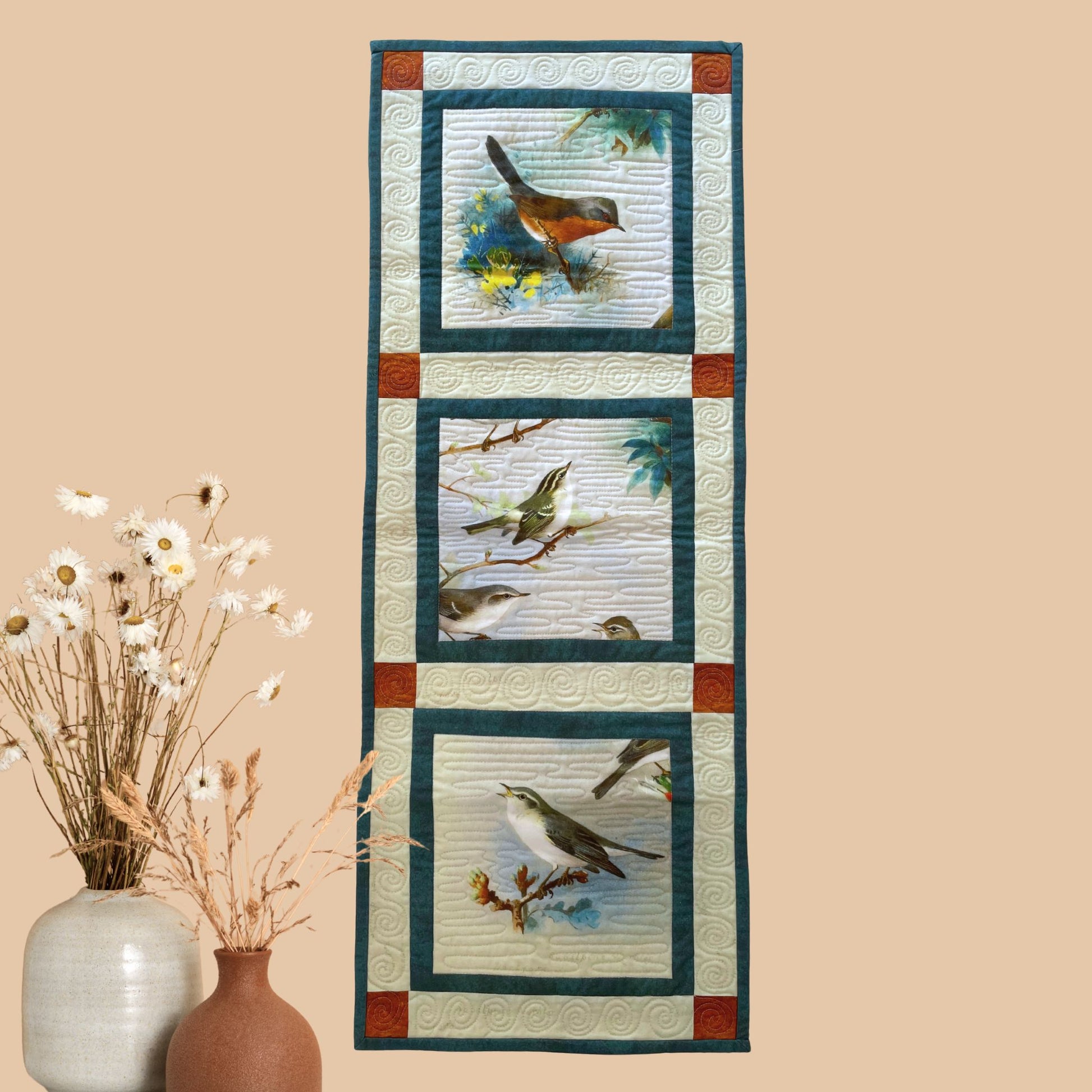 Kit patchwork débutants aux oiseaux peints