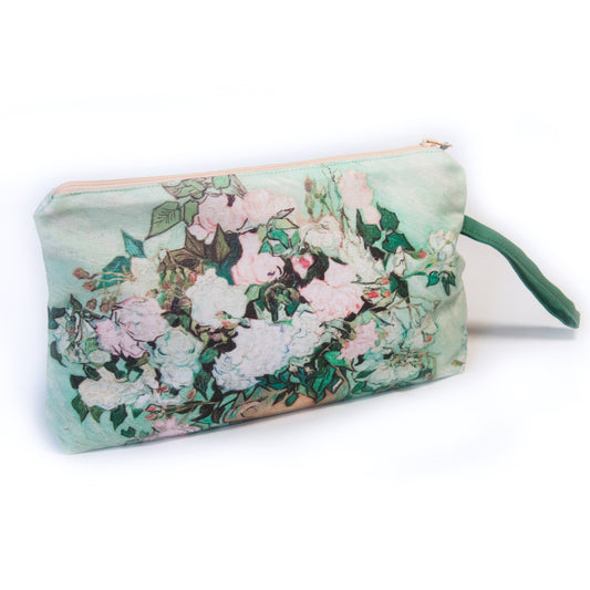 Kit couture pochette zippée Roses de Van Gogh