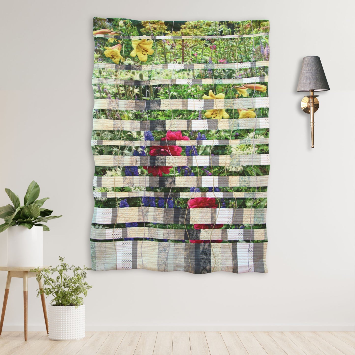 Quilt patchwork déco Jardin fleuri – Powis Garden