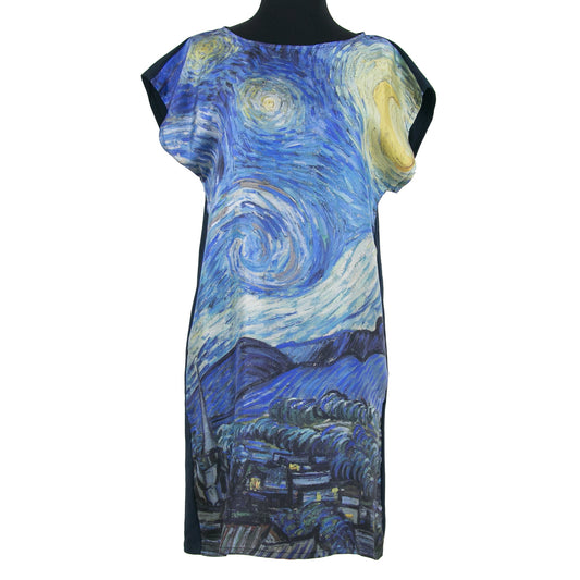 robe van gogh nuit etoilee en kit à coudre soi-même