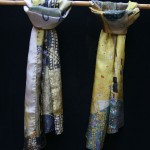 Klimt silk scarves made in Europe - Fibra Creativa