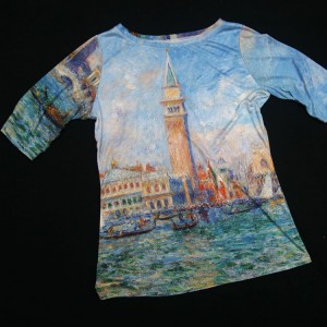 All-over printed T-shirt Renoir Venice Fibra Creativa