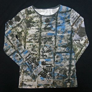 Fibra Creativa camiseta hombre estampado allover lichen