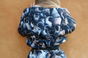 Gérald Pestmal custom printed silk top