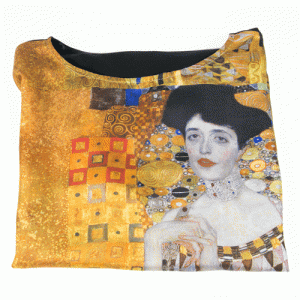 Robe en soie Klimt Portrait d'Adèle Bloch Baeur