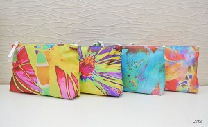 Florence Hirth silk clutches Lyrio collection